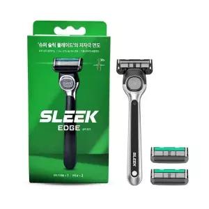 도루코 EY491518 슬릭 엣지 면도기 1P 면도날 2P 세트