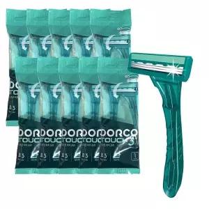 3중날 PN153702 도루코 터치3 일회용 휴대용 10개 면도기