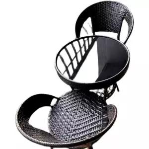 부부 테이블 세트 안방 2인 베란다 탁자 블랙 티테이블 거실