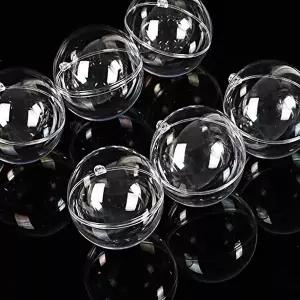 고품질 투명 플라스틱 구형 볼 캡슐 추첨볼 파티 용 장식용 투명 볼 구 캡슐 WFISR6D