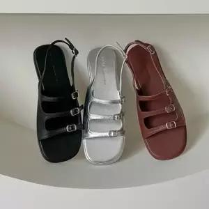 직장인 여름 데일리 출근 슬링백 스트랩 토오픈 샌들 WFK5LD6