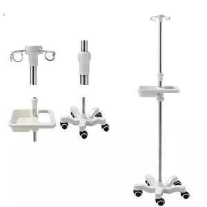 링거 거치대 수액걸이 삼각대 스테인리스 폴딩 의료용 이동식 수액대 병원용