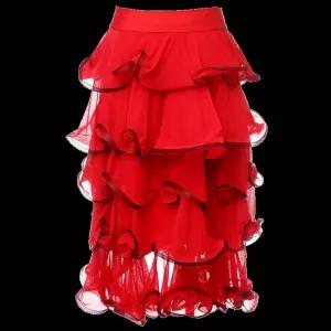 라틴댄스복 라틴 댄스스커트 연습복 무대의상 라인댄스복 의류 줌바댄스