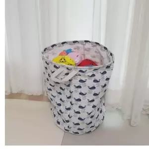린넨 장난감정리함 패브릭 바스켓 고래 (KYR-W99D82F)