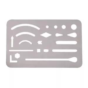 N 지우개판 스테인레스 스틸 아톰