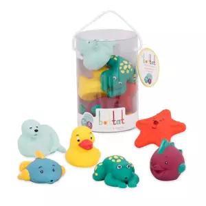 소프트 물에뜨는 신생아물놀이장난감 물고기 목욕물총 놀잇감 고무 두돌