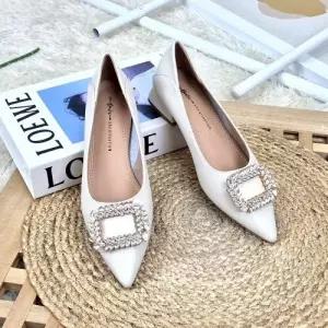 제이시 여자 큐빅구두 3cm 발편한 통굽 웨딩슈즈 K393