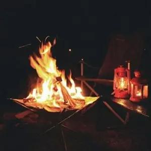 고품질 캠핑용 화로대 메쉬 벽난로 차박용 장작불 야영 아궁이 모닥불 불 벽난로 WFIST93