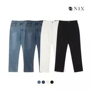 닉스 NIX여컬러 루즈 스트레이트 데님FNQSDDE580M 385611