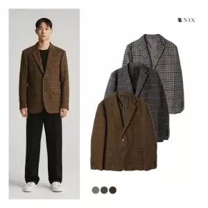 닉스 NIX남 울혼방 레귤러핏 싱글 자켓FNPWCJV101P 385322