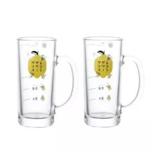 도요사사키 레몬 머그 글라스 2P