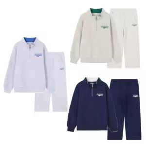 [롯데백화점]엔비에이 NBA 클래식 반집업 맨투맨바지세트 (K241TS070TP070P)