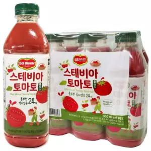 델몬트 스테비아 토마토 주스 950ml x 6