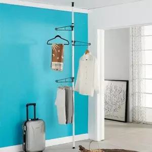 행거 벽고정행거 천장파이프 기둥 1단 조립 견고한 WFJYYQD