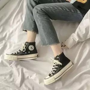 데일리패션 캔버스화 스니커즈하이 패셔니 직장인패션