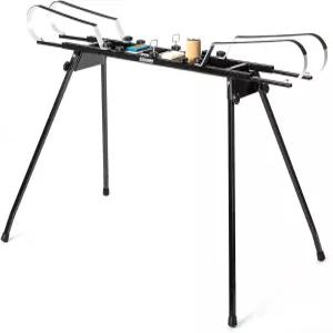 XCMAN 크로스 컨트리 노르딕 스키 더블 왁싱 프로필 벤치 접이식 다리 조절 가능한 길이 47.2~78.7인치