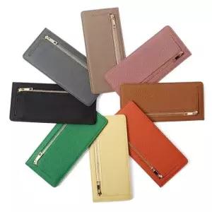 소가죽 스키니 슬롯 여성장지갑 카드지갑 명함지갑 WDCDC2C