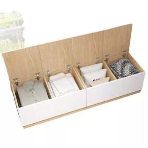 침대 틈새 수납장 사이드 선반 확장 프레임 원목 틈새 가구