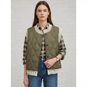 [하프클럽/리블리크]로꼬 빈티지 레이스 베스트_RF1VE004