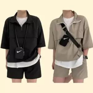 여름 시원한 여성 반팔 반바지 데일리 아노락 세트 WE25597