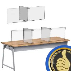 플라스틱 칸막이 아크릴 투명 비말 가림막 T형 편리한