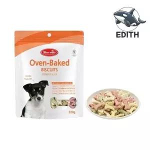 바삭한 치킨맛 애견 오븐비스킷 220g 초소형 애견간식 훈련용간식 소프트타입 영양간식