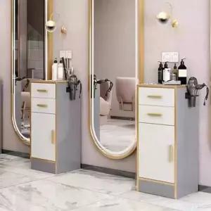 미용실 미용도구 보관함 바버샵 정리함 캐비닛 정리대 이발소