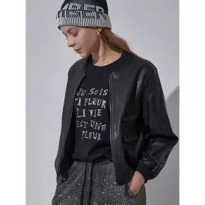 [르니앤맥코이]페이크 레더 시보리 블루종 집업 점퍼 MM04JP001HJY_P415618947