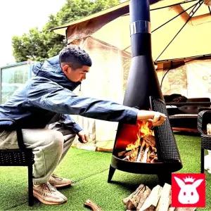 장작난로 화로 캠핑화로대 화로대 그릴 화목난로 벽난로 바비큐 불멍화로 휴대용캠핑화로 야외 우드스토브
