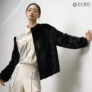 [유로컬렉션] 사파이어 휘메일 풀스킨 밍크자켓