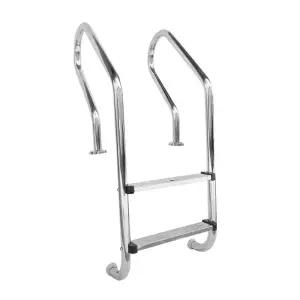 수영장 물놀이 펜션 난간 발판 계단 안전바 2단