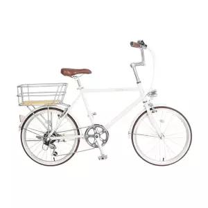 여성 자전거 클래식 20인치 바구니 미니벨로