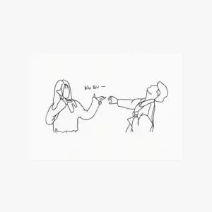 대형 패브릭 포스터 사랑의총알 S