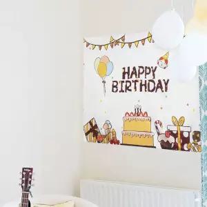 대형 패브릭 포스터 생일축하 초코