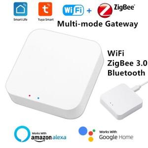 Zigbee 3.0 게이트웨이 허브 무선 투야 멀티 모드 와이파이 블루투스 스마트 라이프 홈 브리지 리모컨 알렉