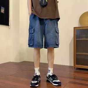 스트릿 워싱 남자반바지 카고 패션바지 데일리팬