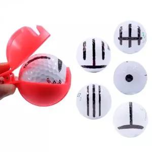 골프 퍼터 원형 볼마커 라인 표시 미니 볼라이너 펜 포함