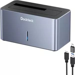 USB 3.0에서 SATA 외장 하드 드라이브 도킹 스테이션 도크텍 2.5/3.5인치 HDD 및 SSD 5Gbps 알루미늄 UASP