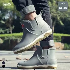 [비에프엘아웃도어]텐제로 남성 논슬립 컴팩트 미틀탑 레인부츠 3컬러 장화 방수화 고무장화