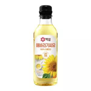 백설 해바라기유 500ml, 12개