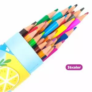 36색 색연필 지우개 수채 샤딩 색칠하기