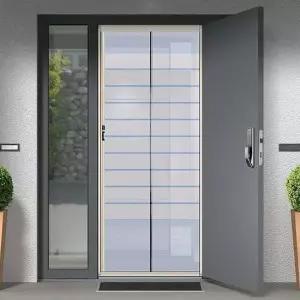 현관방충망 자동 방충문 롤 출입문 시공 현관문모기장