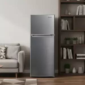 캐리어 182L 메탈실버 2도어 일반냉장고 CRF-TD182MDE