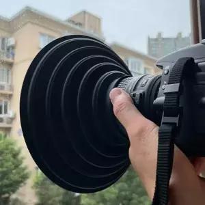 [골드스마일]카메라 렌즈 스커트 렌즈후드 실리콘후드 커버