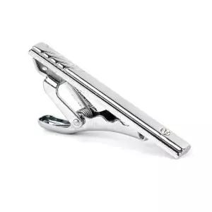 실버큐빅타이바 넥타이핀 큐빅형 넥타이클립 남자 혼주 NWFIF2WR