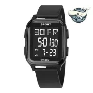 디지털 스포츠 손목 시계 남자 학생용 심플 손목시계 전자시계 여자시계 남자시계
