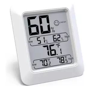 디지털 온습도계 실내 벽걸이 탁상용 습도계 온도계 WFJBUWA