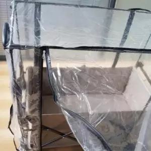 웨건 레인커버 모기장 캠핑 야외 방수 보호 설치