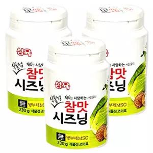 삼육 식물성 참맛시즈닝 조미료 230g 3개 식사 혼밥 정식 일식 점심시간 회식