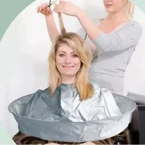 소 염색보 받침대 셀프 미용실 가운 이발 파마 WFK2HJ9